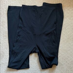 CRZ YOGA Black Flare Maternity Pants